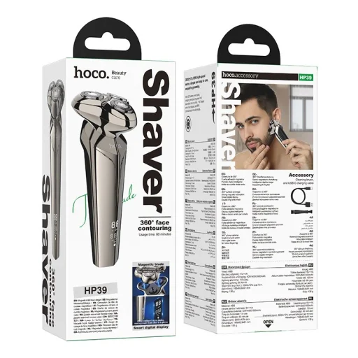 Hoco borotva három pengével HP39 fémes szürke - 8