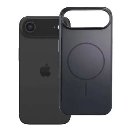 Čierne prémiové lesklé Mag puzdro na iPhone 17 Air, kompatibilné s MagSafe a s tlačidlom ovládania fotoaparátu. - 7