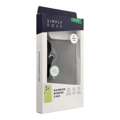 iPhone 17 Air ROAR tok RAINBOW BUMPER Kompatibilis MagSafe-fel fekete tok - 2
