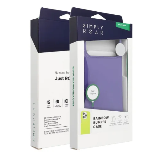 iPhone 17 Pro ROAR RAINBOW BUMPER tok kompatibilis MagSafe-fel fekete - 7