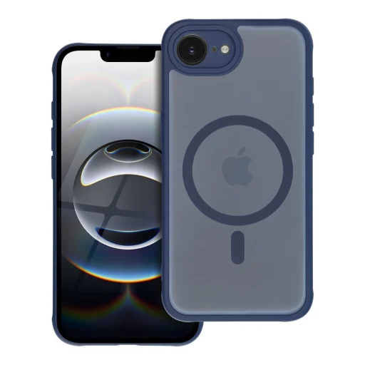 iPhone 14 Pro teljesen matt mágneses tok kék - 1