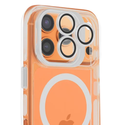 iPhone 17 Pro fehér tok LENS MAG COVER MagSafe kompatibilis - 6