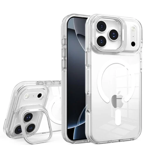 iPhone 17 Pro fehér tok LENS MAG COVER MagSafe kompatibilis - 1