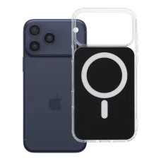 iPhone 17 Pro Max / 18 Pro Max čierne puzdro Clear Fusion Mag kompatibilné s MagSafe