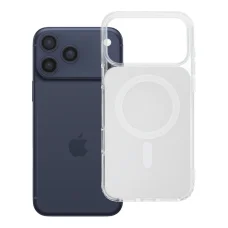 iPhone 17 Pro Max / 18 Pro Max biely Clear Fusion Mag Cover kryt kompatibilný s MagSafe