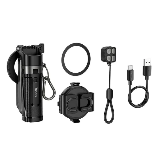 Hoco K27 PRO élőállvány mágneses és univerzális tartóval, távirányítóval fekete - 7