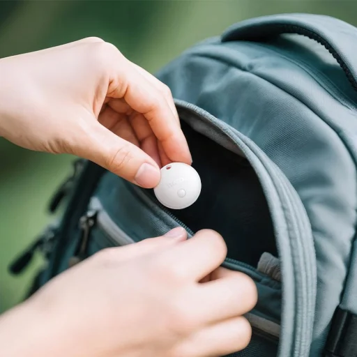 Hoco E93A kereső kompatibilis a Google Find My Device-vel fehér - 5