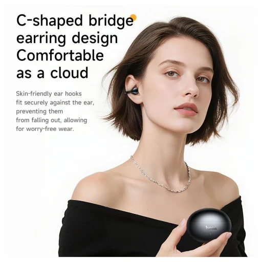 Hoco TWS EA8 vezeték nélküli fülhallgató fém fekete - 4