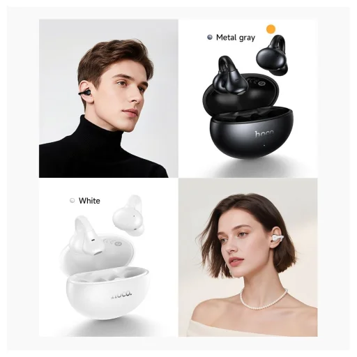 Hoco TWS EA8 vezeték nélküli fülhallgató fém fekete - 6