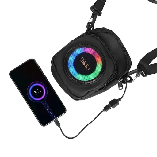 Hoco HC41 Bluetooth hangszóró 8W 3h válltáska formájú 1,5L fekete - 4