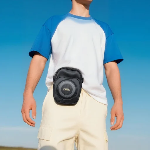 Hoco HC41 Bluetooth hangszóró 8W 3h válltáska formájú 1,5L fekete - 9