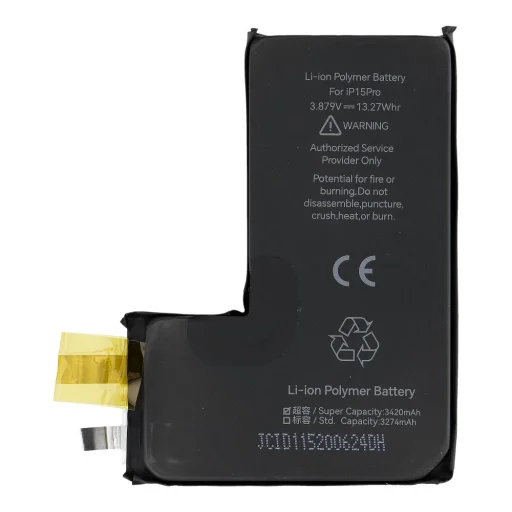 JCID Battery without BMS for iPhone 15 Pro (high capacity) - 4