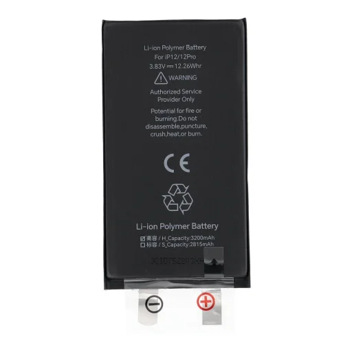 iPhone 12 / 12 Pro JCID akkumulátor BMS nélkül (nagy kapacitás) - 4