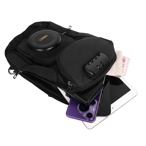 Hátizsák alakú Bluetooth Hangszóró 8W 3h 6L Hoco HC42 fekete - 3