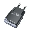 Hálózati töltőadapter Forcell F-Energy Ultra Slim GaN III USB C PD QC4.0 3A 25W B125101-E fekete thumbnail