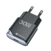 Forcell F-Energy Ultra Slim GaN III USB C PD QC4.0 3A 30W B130101-E fekete hálózati töltőadapter thumbnail