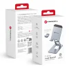Asztali tartóállvány telefonhoz/tablethez Forcell F-Grip Fold Stand 1 szürke thumbnail