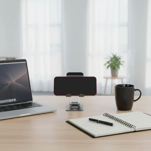 Asztali tartóállvány telefonhoz/tablethez Forcell F-Grip Fold Stand 1 szürke - 8