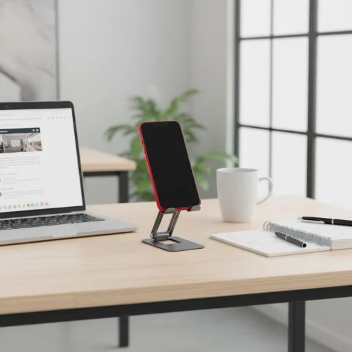 Asztali tartóállvány telefonhoz/tablethez Forcell F-Grip Fold Stand 1 szürke - 9