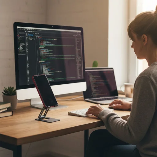 Asztali tartóállvány telefonhoz/tablethez Forcell F-Grip Fold Stand 1 szürke - 10