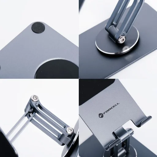 Asztali telefon/ tablet tartó Forcell F-Grip Fold Stand 2 360 szürke - 9