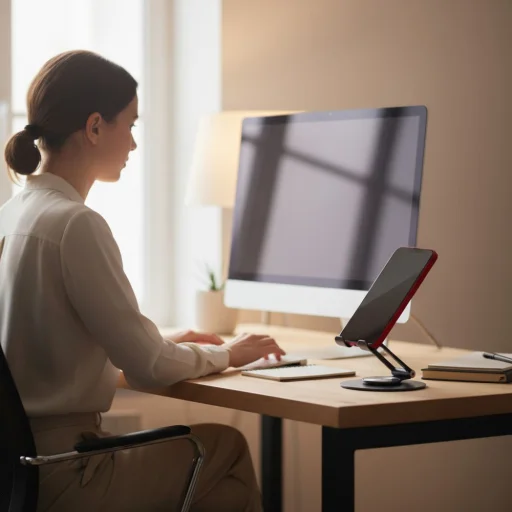 Asztali tartó állvány telefonokhoz/tabletekhez Forcell F-Grip Fold Stand 3 360 szürke - 9