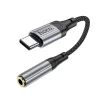 USB-C - 3.5 mm Jack LS36 adapter Hoco, fekete thumbnail