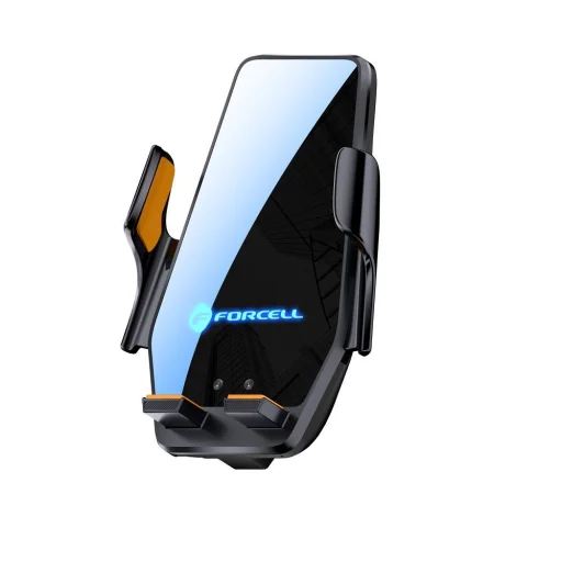  Forcell F-Grip HS6 15W fekete szélvédőre / szellőzőrácsra autós telefontartó - 3