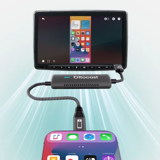 OTTOCAST Mirrortouch CA450-T autós adapter fekete - 5