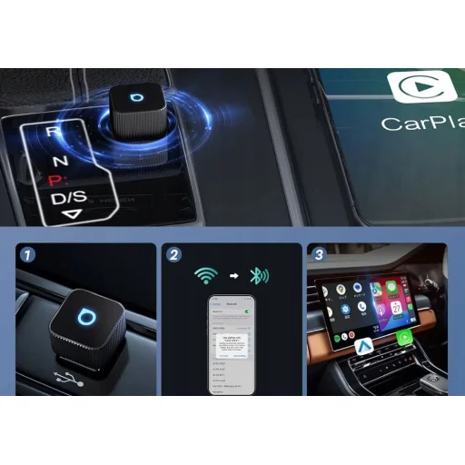 Wireless autós adapter OTTOCAST Mini Cube T2 fekete - 3