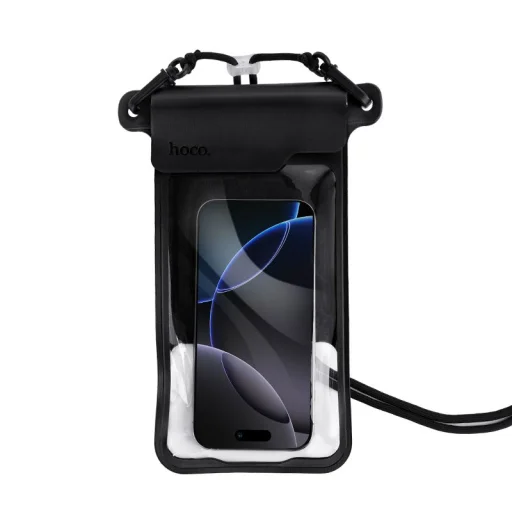 Univerzális fekete vízálló telefontok Hoco BAG31 tok - 6