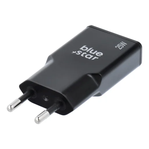 Blue Star Slim GaN USB C + USB A QC4.0 PD 3A 25W TFK-SC-25WAC fekete hálózati USB-C töltő adapter - 4
