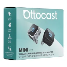 Ezüst OTTOCAST Mini Cube T3 vezeték nélküli autós adapter