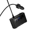 Autós töltő Hoco 2xUSB A + 2xUSB C + 3x szivargyújtó aljzat PD QC3.0 240W Z64 fekete thumbnail
