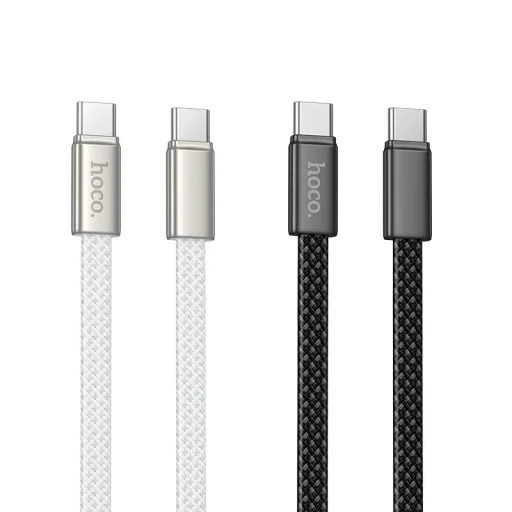 USB C - USB C Hoco 3A 60W 1 m X125 fekete Type-C kábel - 4