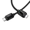 Hoco PD 30W 1,2 m USB C - Lightning kábel LCD-vel fekete thumbnail