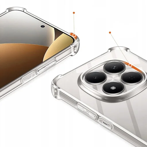 Xiaomi Redmi Note 15 Pro 5G Techsuit - Shockproof Clear Silicone - Clear tok - 6