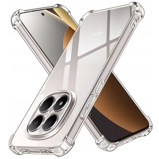 Xiaomi Redmi Note 15 Pro 5G Techsuit - Shockproof Clear Silicone - Clear tok - 1