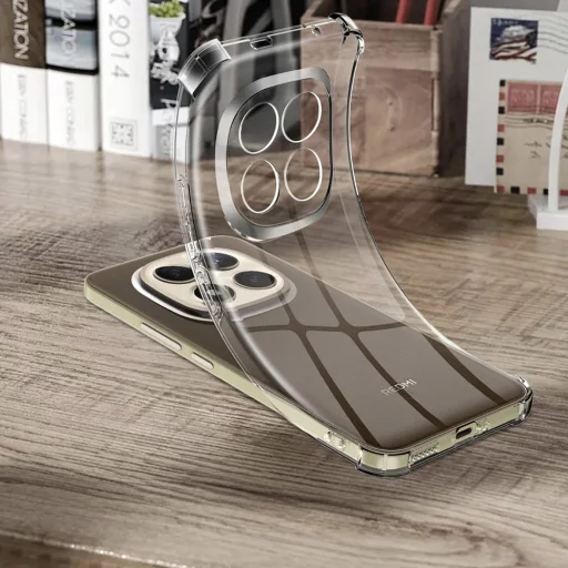 Xiaomi Redmi Note 15 Pro+ 5G Techsuit - Shockproof Clear Silicone - Átlátszó tok - 6