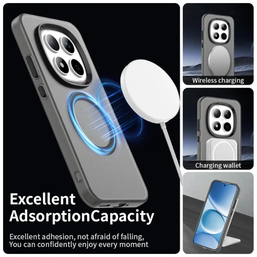 Xiaomi Redmi Note 15 Pro 5G Techsuit - CandyCase MagSafe - Fekete tok - 3