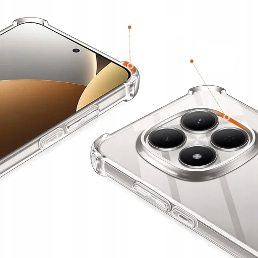 Xiaomi Redmi Note 15 5G Átlátszó Techsuit - Shockproof Clear Silicone tok - 5