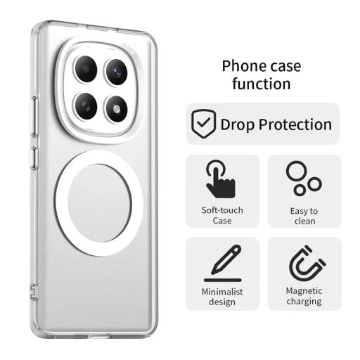 Xiaomi Redmi Note 15 5G Fehér Techsuit - CandyCase MagSafe tok - 2