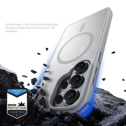 Samsung Galaxy S26 Ultra tok DUX DUCIS YIND kompatibilis MagSafe szürke tok - 5