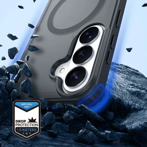 Samsung Galaxy S26 DUX DUCIS YIND MagSafe kompatibilné čierne puzdro - 3