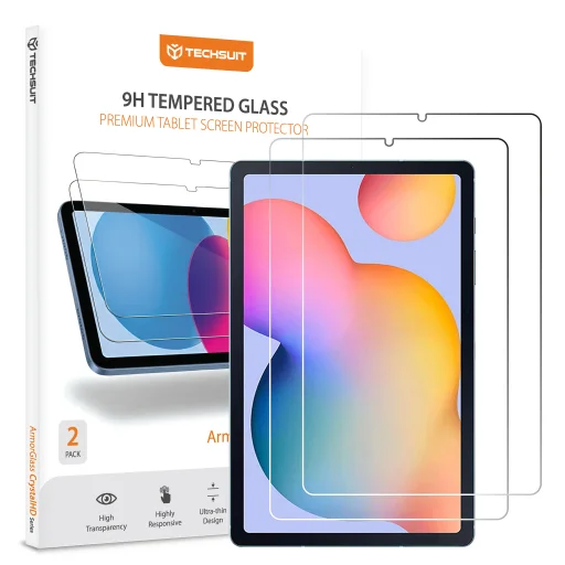 Samsung Galaxy Tab S6 Lite 10.4 P610/P615 Techsuit ArmorGlass CrystalHD (2 darabos) - Átlátszó - 1
