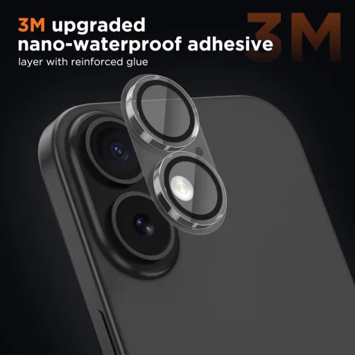 iPhone 17 Tech-Protect Camfull Fit+ üvegfólia Przezroczysty matowy - 2