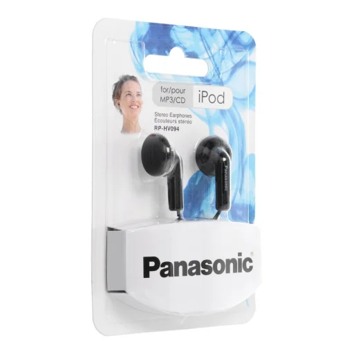 Wired Earbud 3,5mm jack PANASONIC RP-HV094E-K black - 2