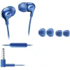 Wired earphones with microphone jack 3,5mm PHILIPS SHE3705BL blue thumbnail