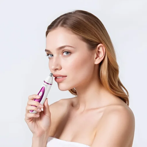 Hoco HP80 4 az 1-ben trimmer és borotva fehér és rózsaszín - 8