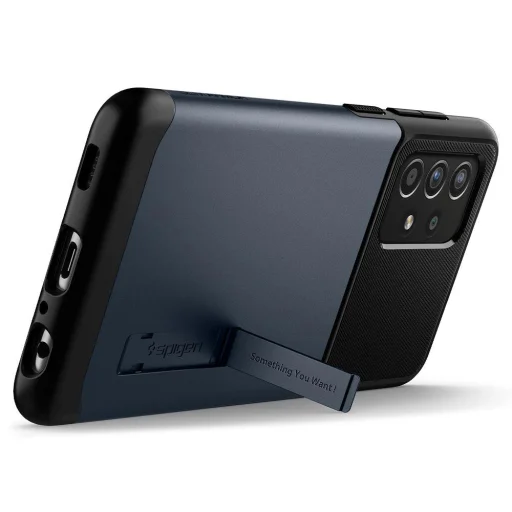 Samsung A72 tok Spigen Slim Armor Metal Slate színben (ACS02331) - 8